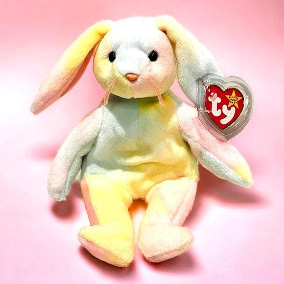 Ty Beanie Baby "Hippie" Vintage 1999 - New w/All Tags and Heart Protector - Picture 12 of 12